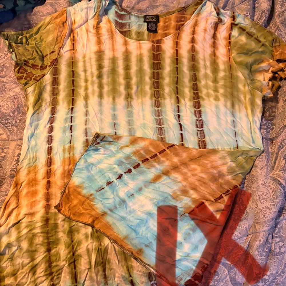 Colorful Tie-Dye Top